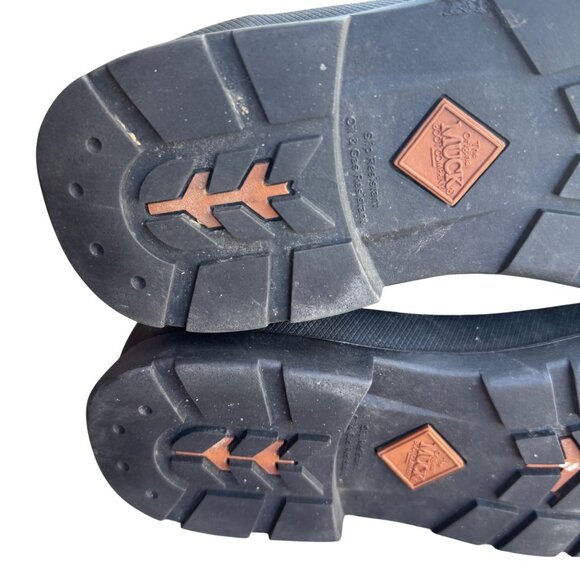 Muck Boots Men's Size 8 E Chore Farm Caramel Leather Waterproof Chelsea Boots - Picture 11 of 11